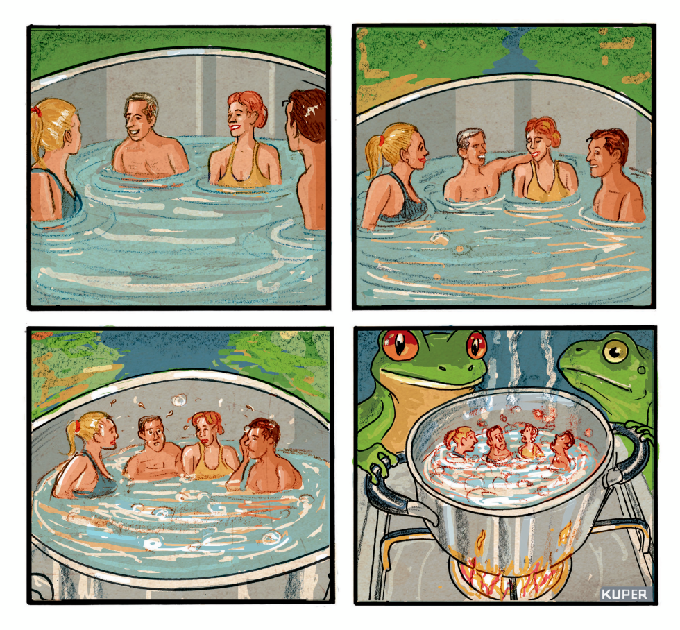 Are Humans The Frogs In A Slow Boiling Pot?