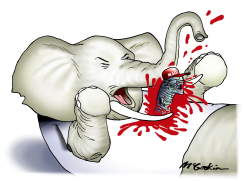 MAGA IS THE REPUBLICAN PARTY'S XENOMORPH by Malcolm McGookin