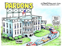 TRUMP PARDONS AND DONATIONS by Dave Granlund