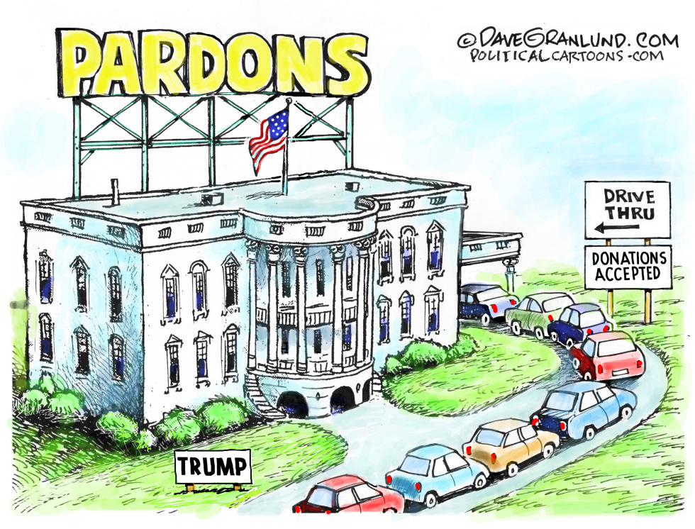 Trump pardons and donations