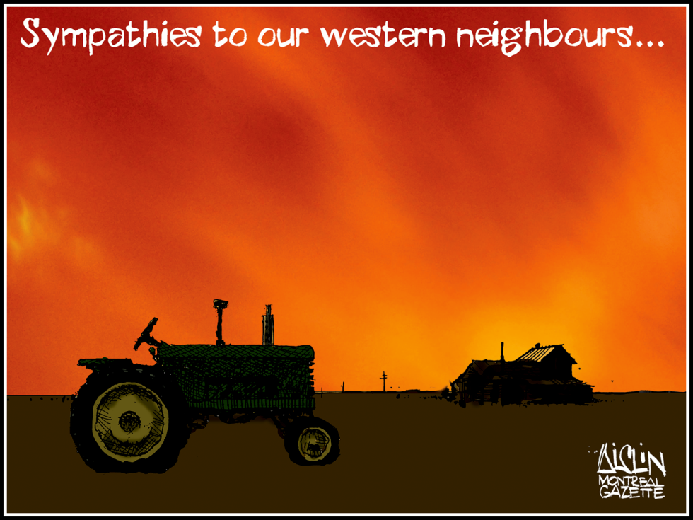 Sympathies To Our Western Neighbors