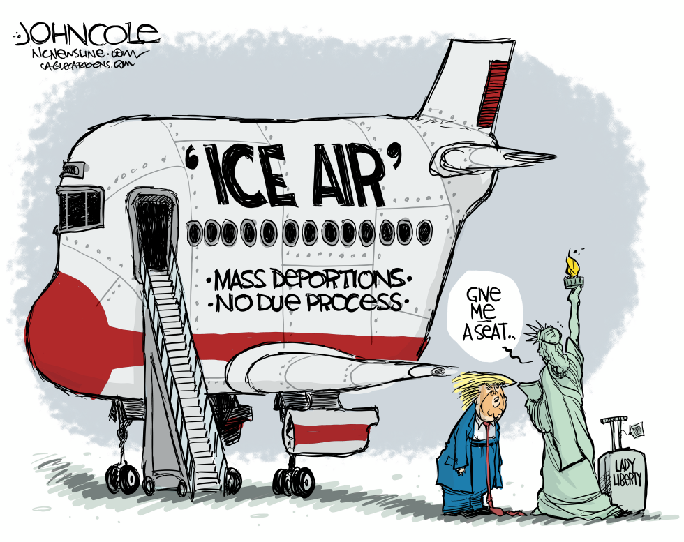 Lady Liberty wants to self-deport
