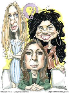 WOMEN OF PBS NEWSHOUR by Taylor Jones