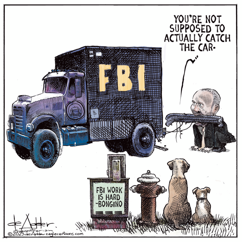 Dan Bongino catches FBI car