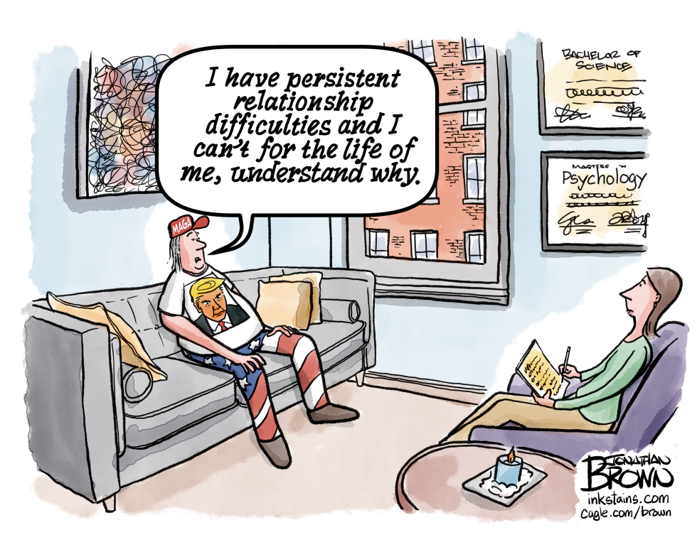 MAGA cultist has relationship issues