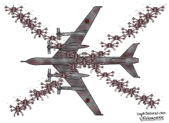 UKRAINIAN DRONES ATTACK RUSSIAN AIRFIELDS by Vladimir Kazanevsky