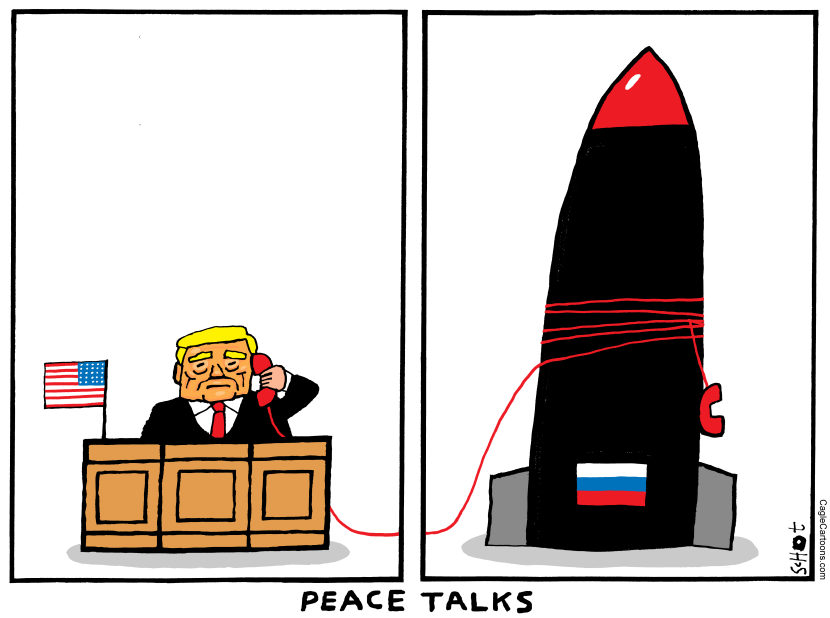 Trump telephone call with russian rocket