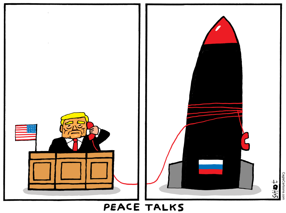 Trump telephone call with russian rocket