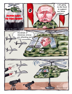 PUTIN GOES TO THE FRONT by Alla and Chavdar