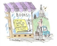 GOVERNMENT  NUTS by Harley Schwadron