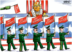TRUMP MILITARY PARADE by Dave Whamond