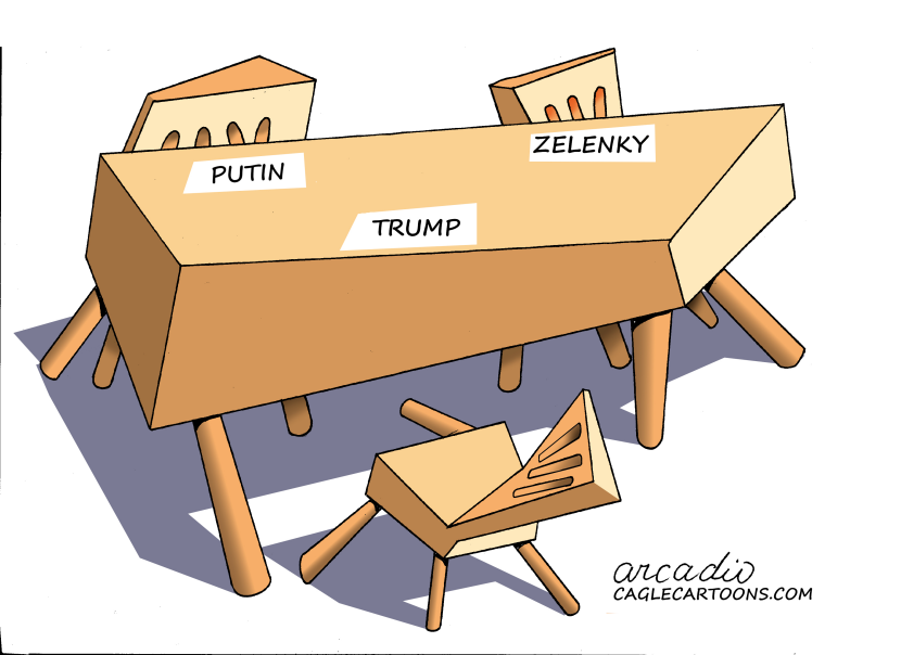 THE SURREAL PEACE TABLE OF TRUMP