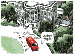 MUSK AND TRUMP FALLING OUT by Bill Day