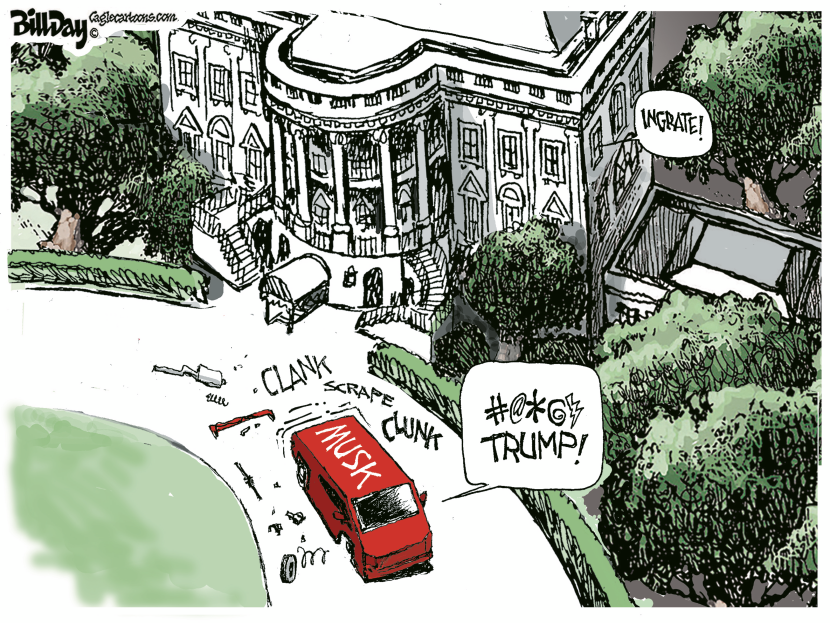 Musk and Trump Falling Out