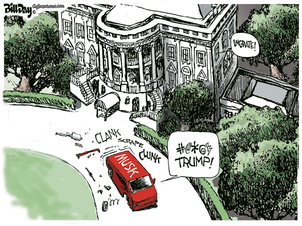 Musk and Trump Falling Out