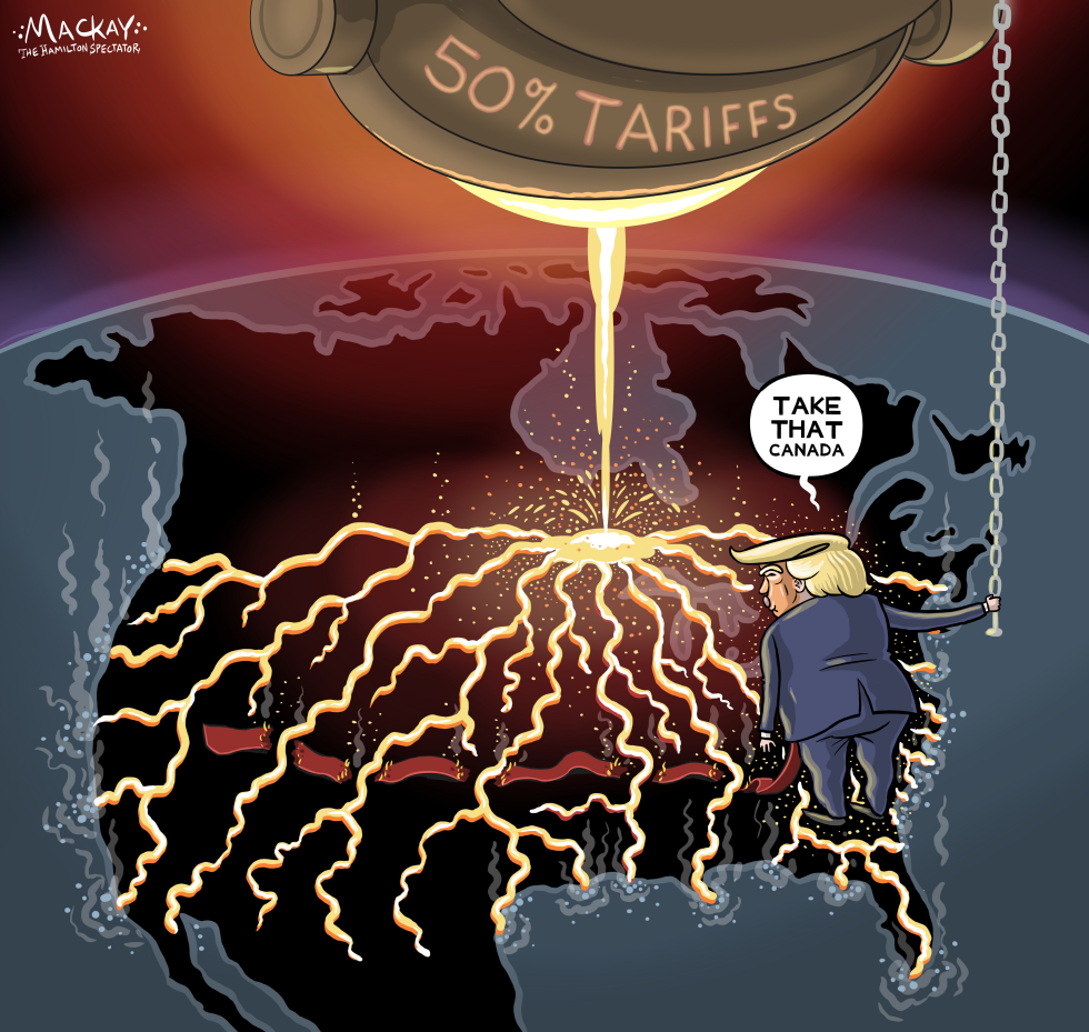 CANADA Trump steel tariffs stream through America