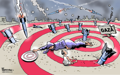 GAZA STARVATION DEATH by Paresh Nath