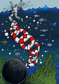 BALL AND CHAIN by Oguz Gurel