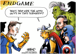 TRUMP MUSK ENDGAME by Dave Whamond