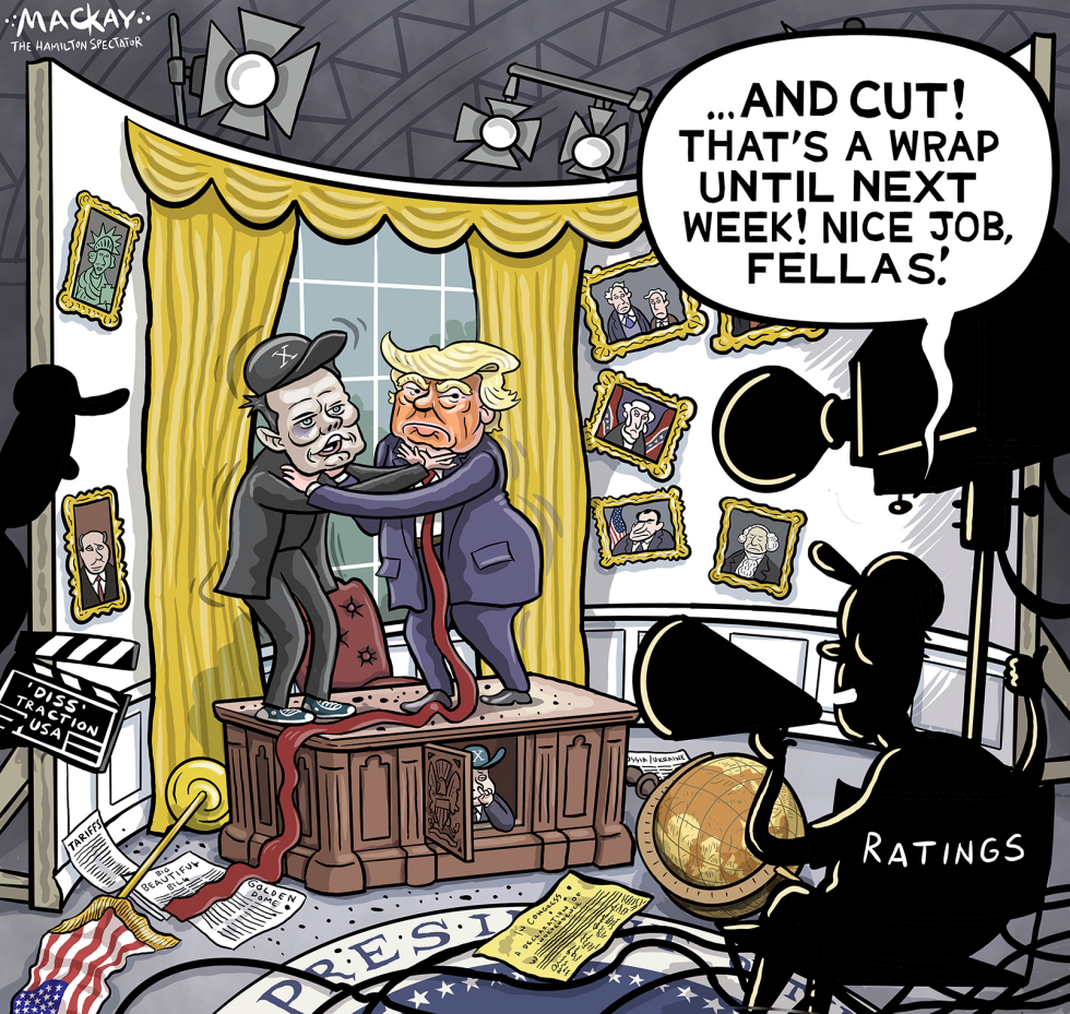 Trump and Musk star in Oval Office reality TV