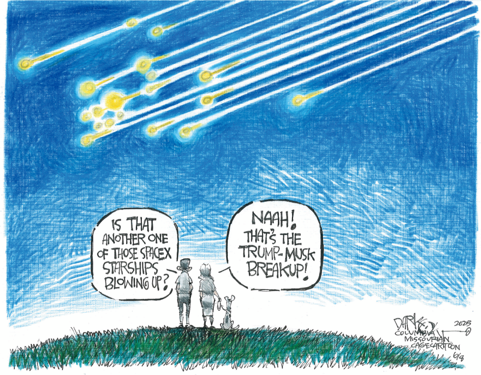 #2 TRUMP-MUSK BREAKUP FALLOUT by John Darkow