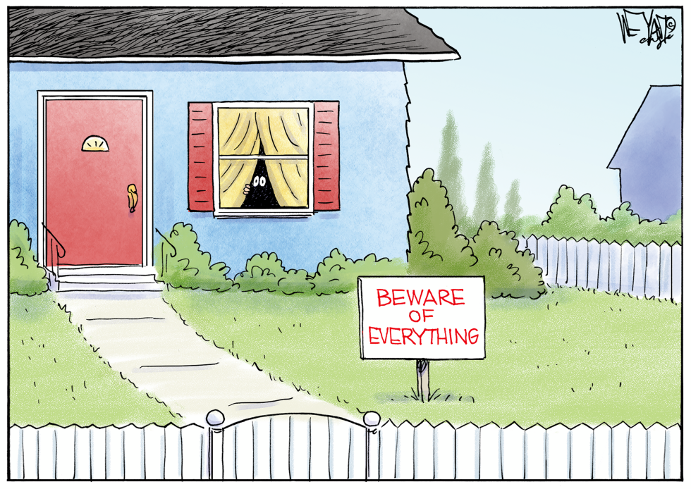 #1 BEWARE OF EVERYTHING by Christopher Weyant
