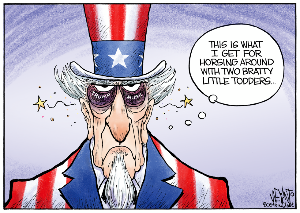 Uncle Sam's Two Black Eyes