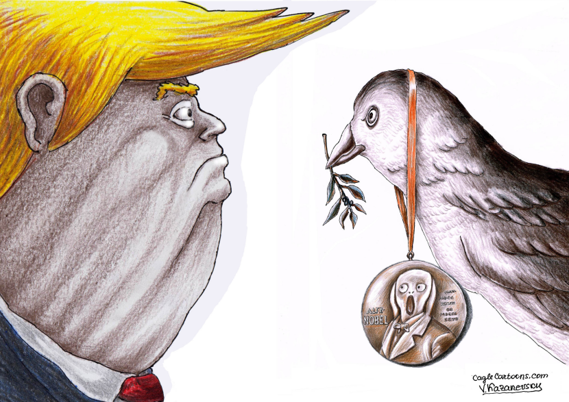 Nobel prize for Donald Trump
