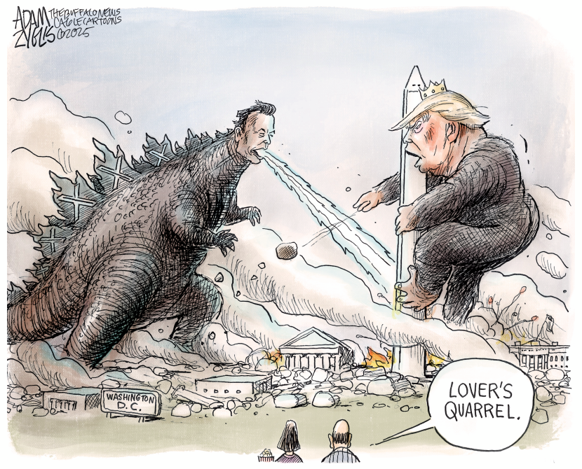 Musk and Trump Breakup