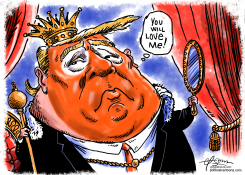 TRUMP AS KING by Guy Parsons