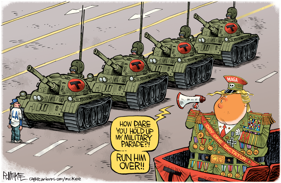 060925 DICTATOR TRUMP TIANANMEN SQUARE LOS ANGELES