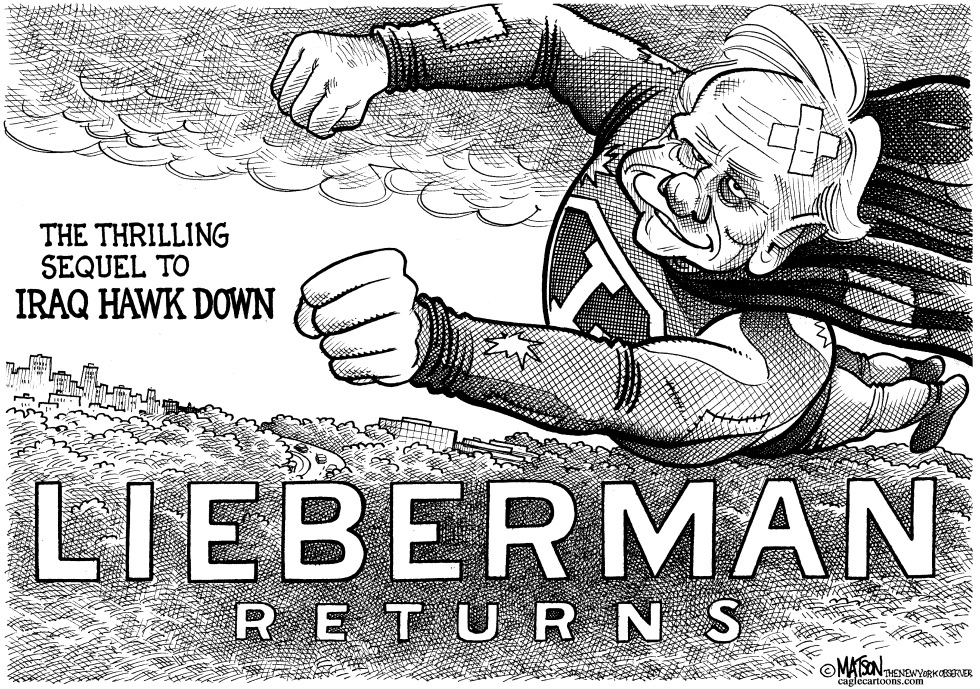  LIEBERMAN RETURNS by RJ Matson