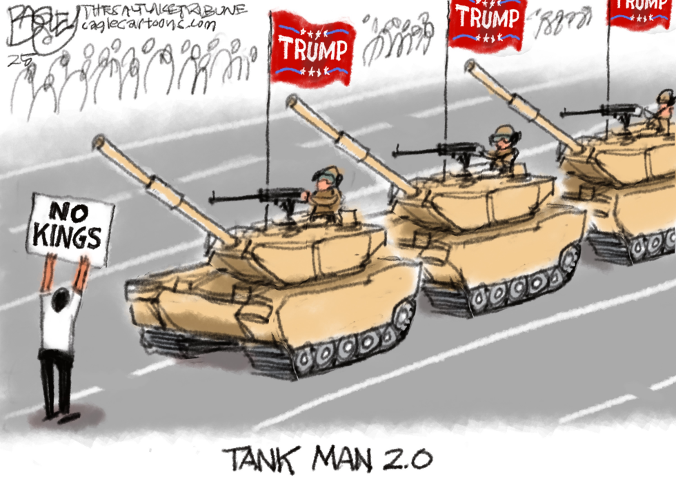 #3 TRUMPâS PARADE by Pat Bagley