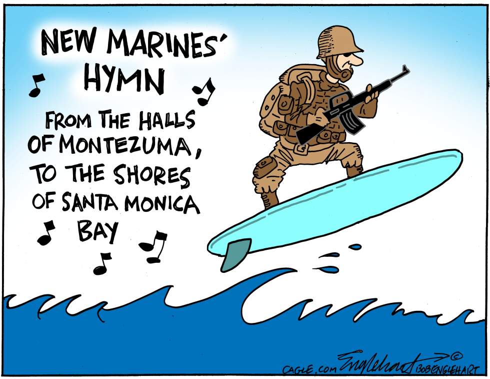 Marines Deployed To Los Angeles