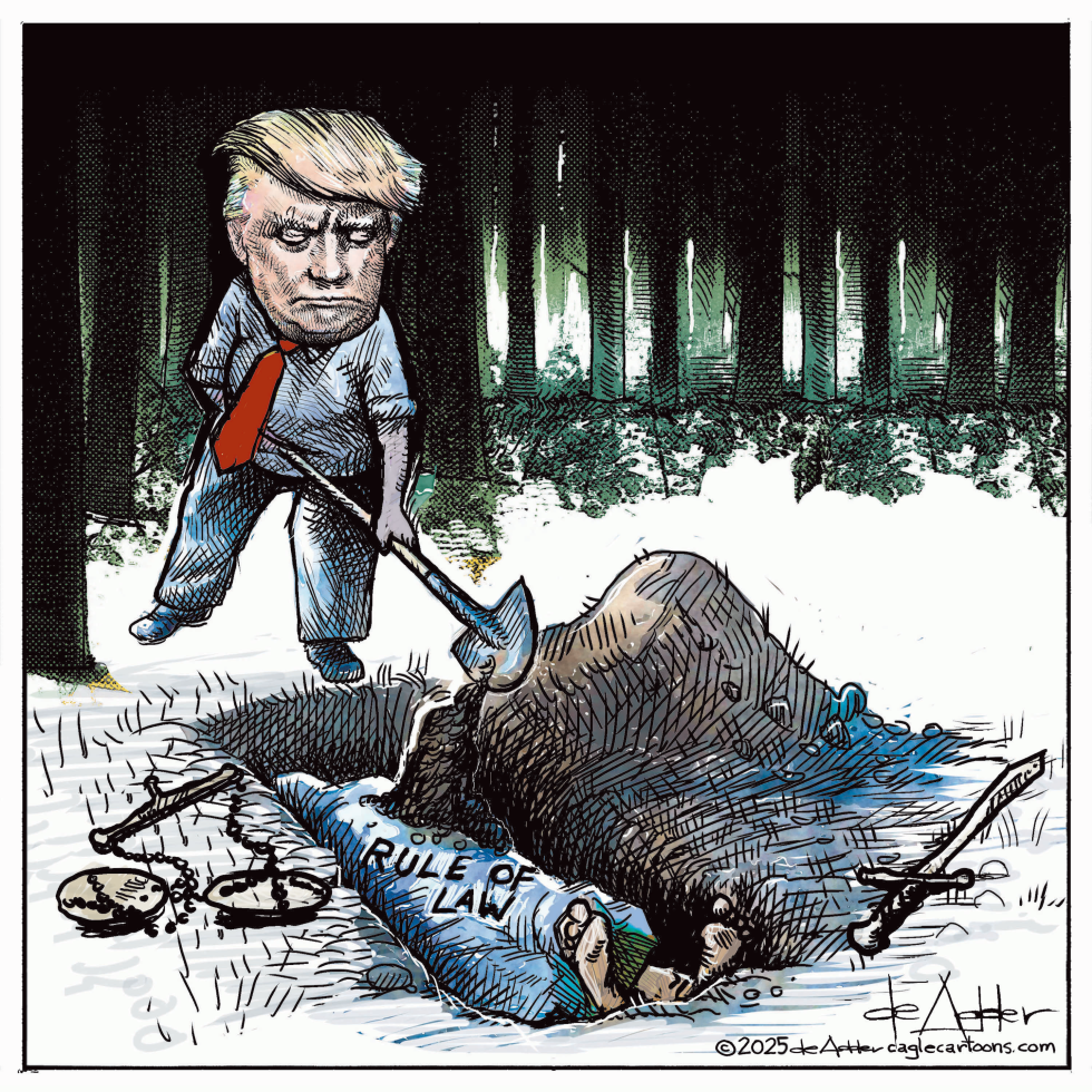 Trump buries the rule of law