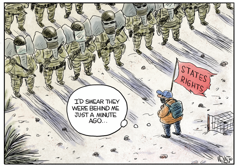 #3 STATES RIGHTS STAND OFF by Christopher Weyant