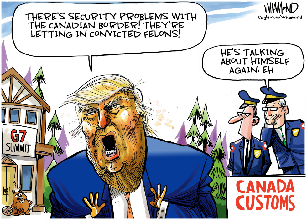 Trump goes to the G7 summit