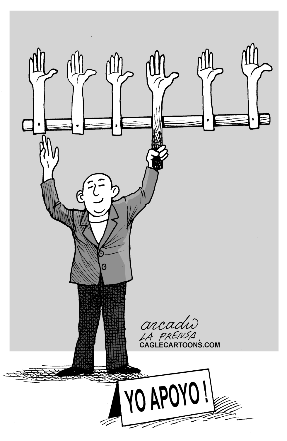 La fuerza del apoyo