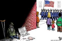 NO AMPUTEES IN MY PARADE by Bruce Plante