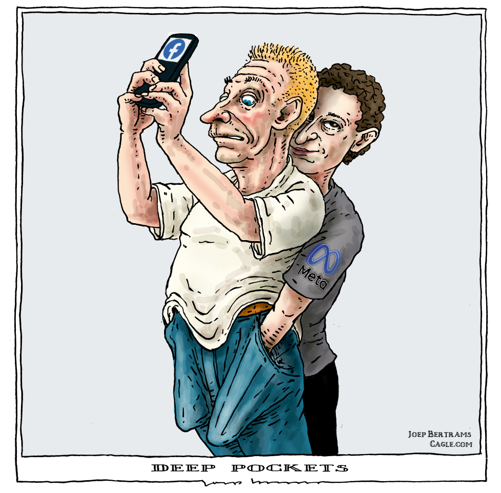 Zuckerberg empties his customers pockets