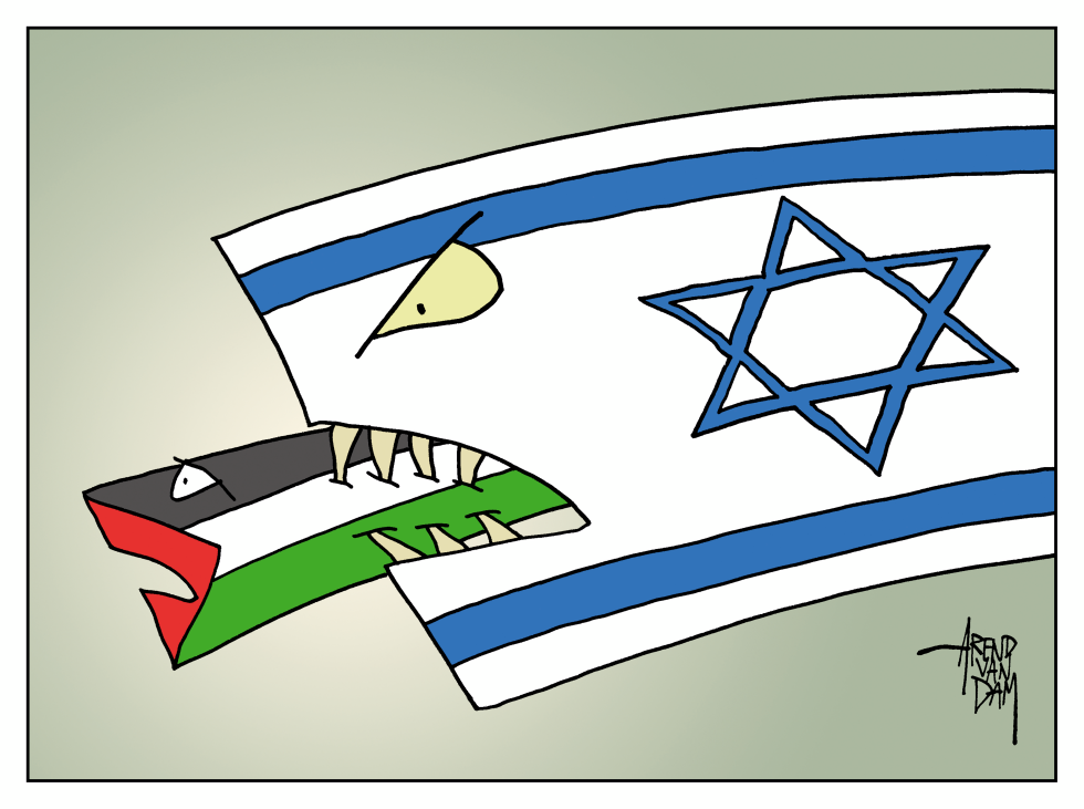 Israel devouring Palestine