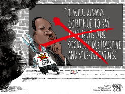 THE LEFT SAYS NO TO MARTIN LUTHER KING by Margolis & Cox