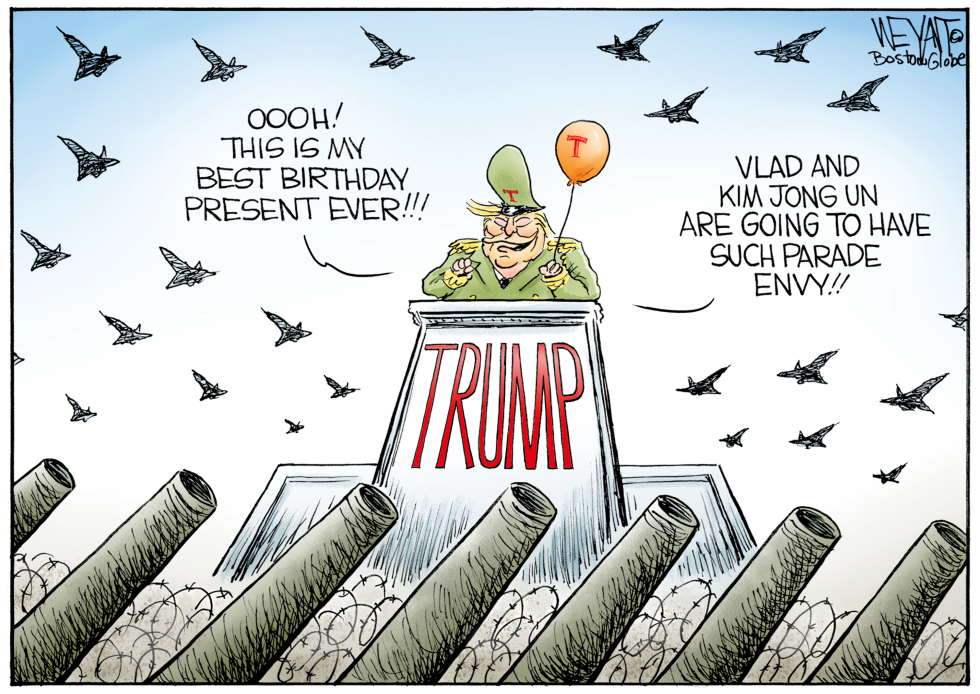 #3 TRUMP'S PARADE ENVY by Christopher Weyant