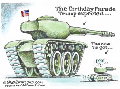 TRUMP PARADE GRADE by Dave Granlund
