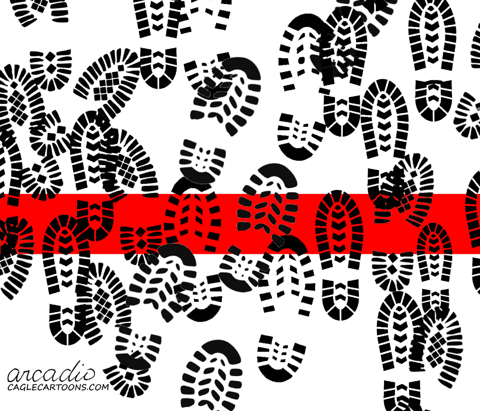 THE RED LINE... TURNED INTO A DOORMAT.