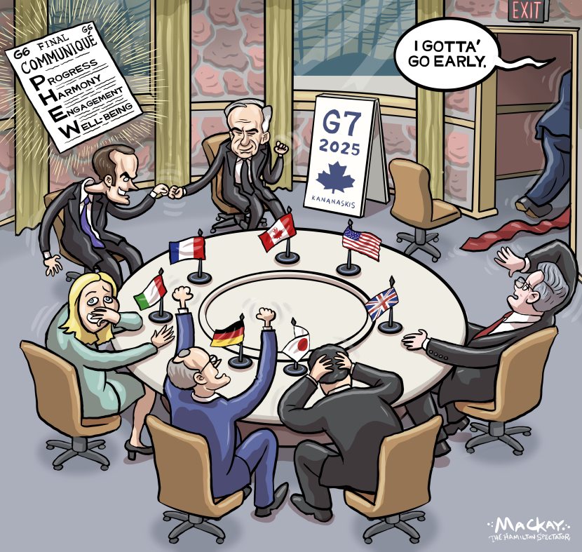 Leaders relieved when Trump bolts G7