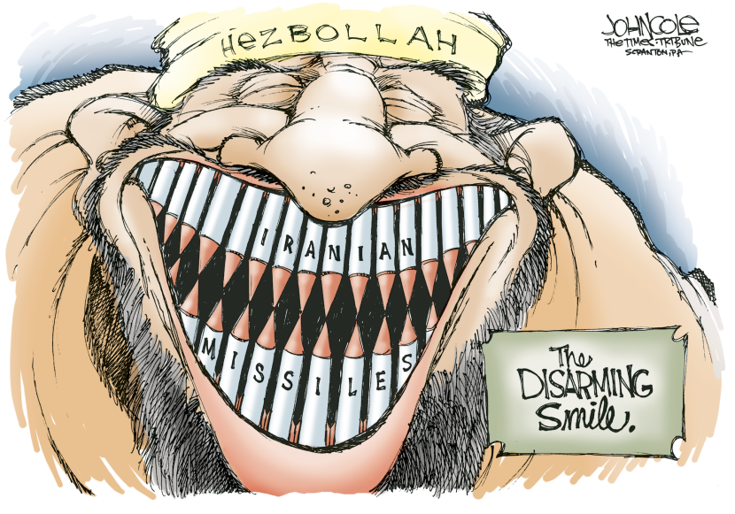 Hezbollah arms -- color