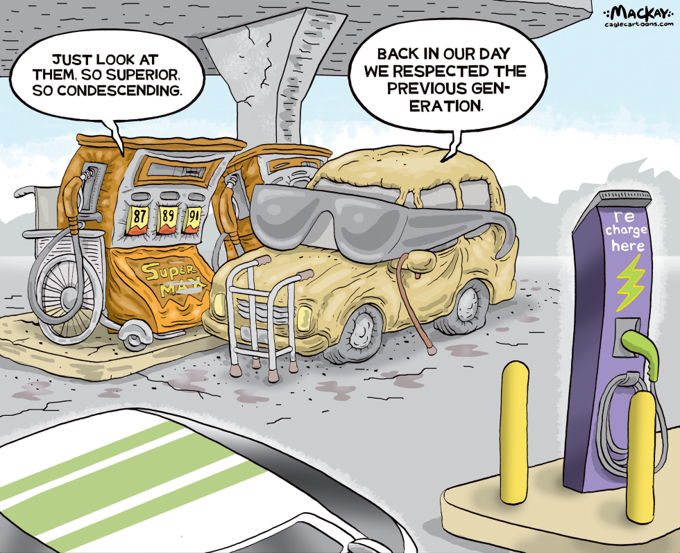 No respect for Fossil Fuel old-timers