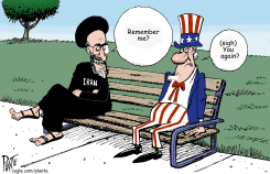 IRAN AND UNCLE SAM MEET AGAIN by Bruce Plante