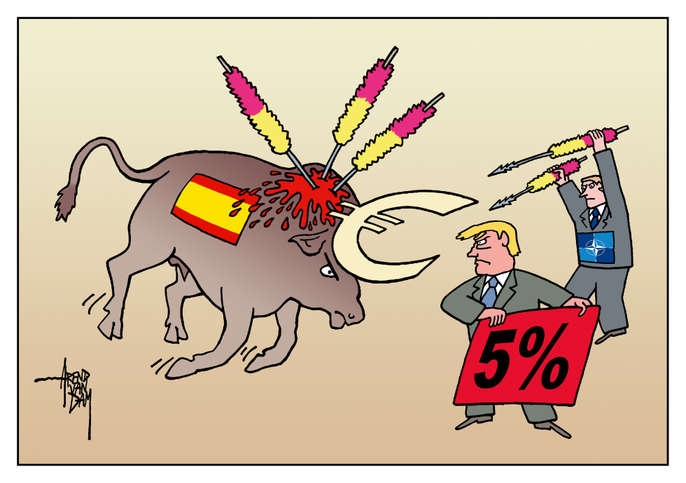 Spain refuses 5% defense-budget